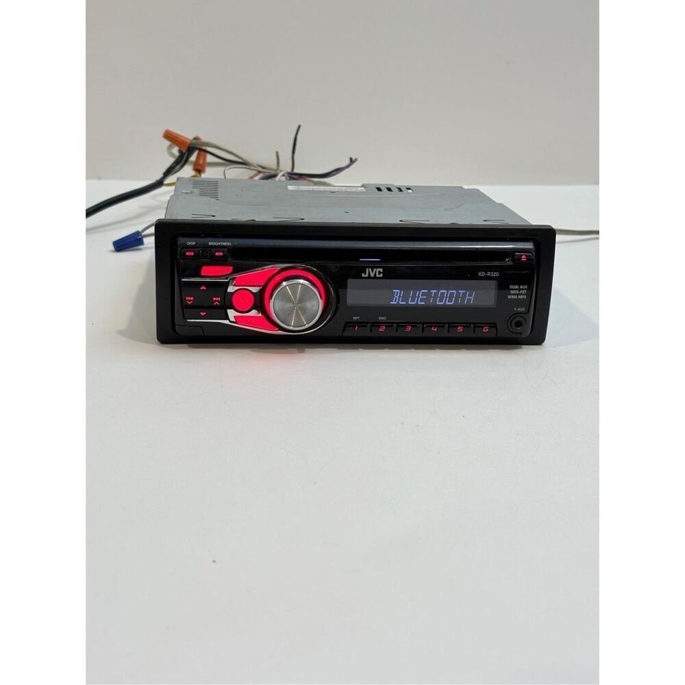 JVC KD-R320 CD Stereo Receiver Removeable Faceplate Bluetooth EP2243